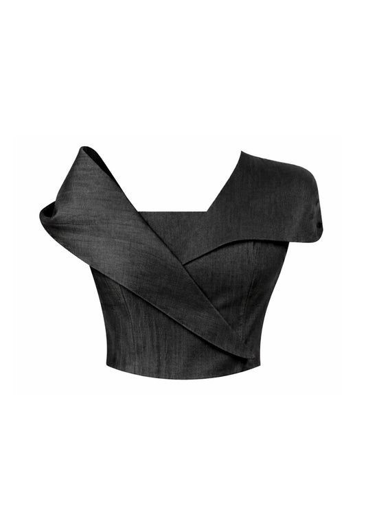 Top nota asimétrico Elegante para Mujer